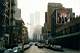 World Trade Center seen from Soho - disapperaring in haze